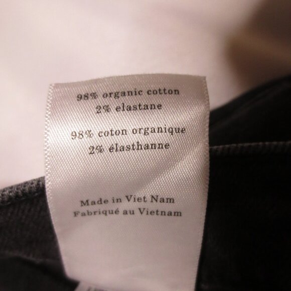 EVERLANE womens JEANS washed black CHEEKY STRAIGHT denim HIGH WAISTSIZE 28R - Picture 9 of 11